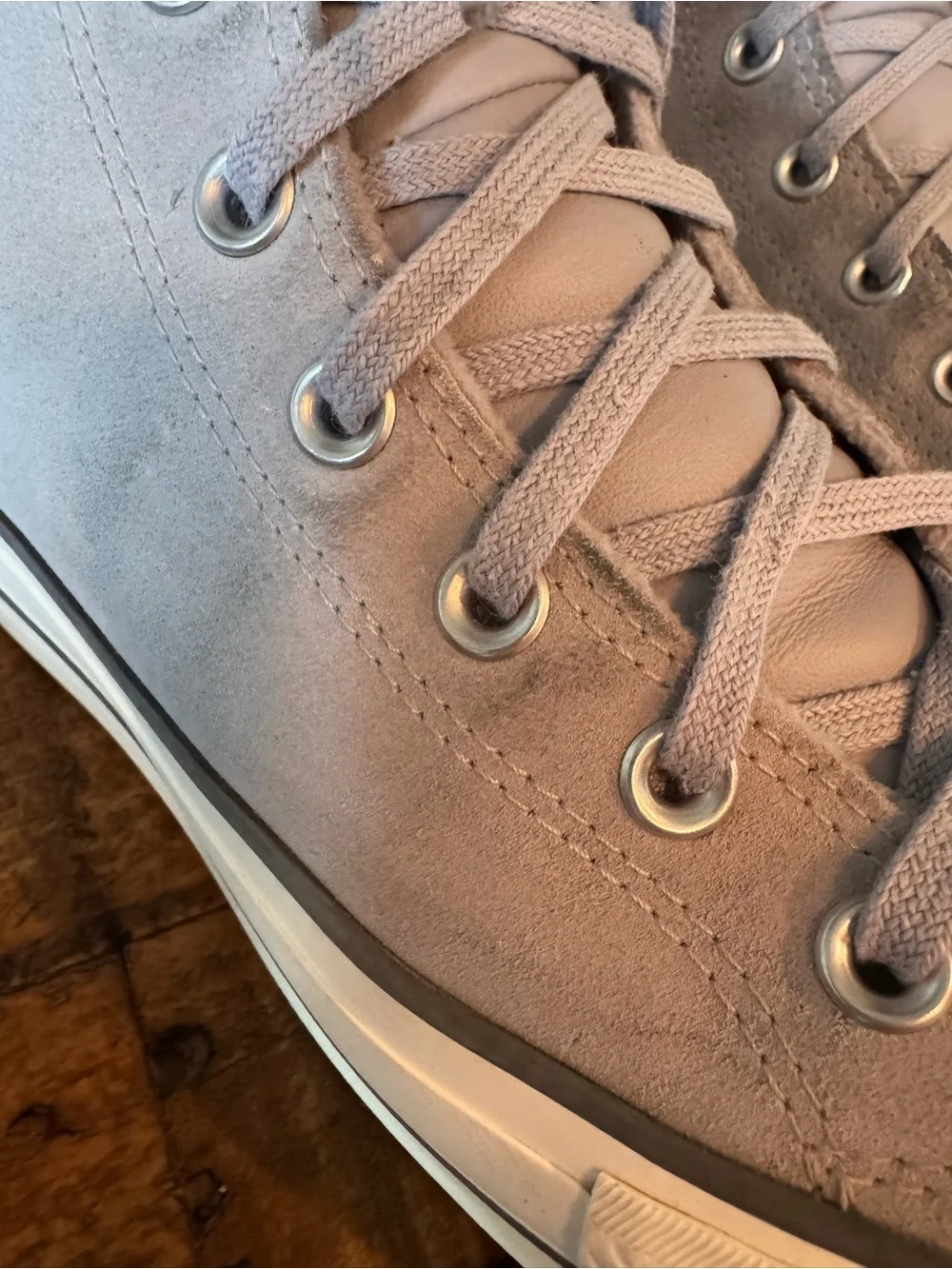Women’s Converse Chuck Taylor All-Star High-Top Sneakers in Gravel/Iron Gray - Picture 13 of 14